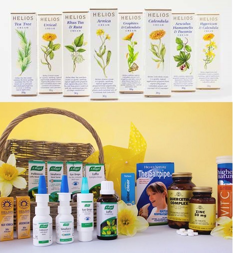 Helios Creams and HayFever Products
