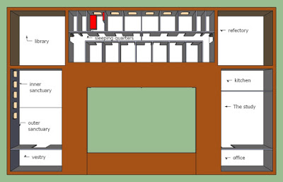 Plan view of the Sanctuary of Peace