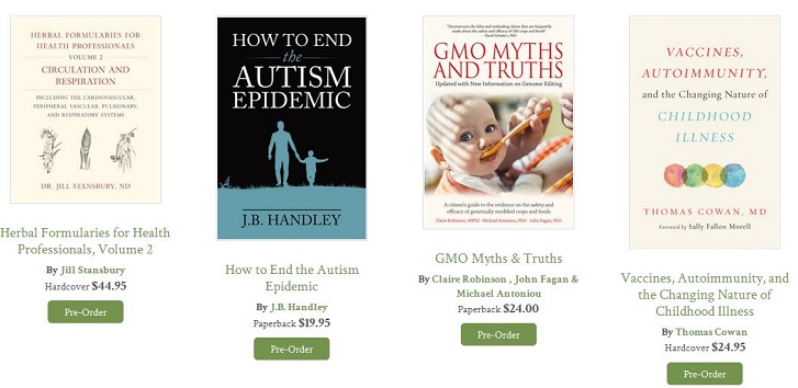 Chelsea Green Vaccines, Autism GMO Titles