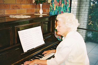 Jenny at her piano