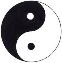 The Tai Ch'i, the Supreme Ultimate, symbolizing Yin Yang