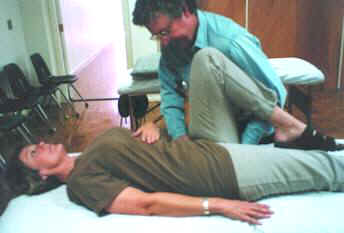 Patient Mary Jane undergoes pelvic facilitation