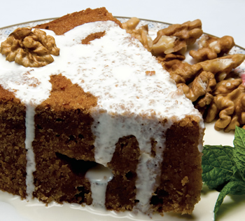 Walnut cake