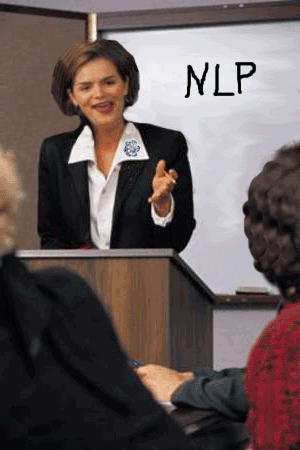 Woman giving a presentation