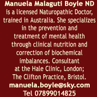 Manuela Boyle advert