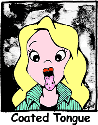 Coated tongue