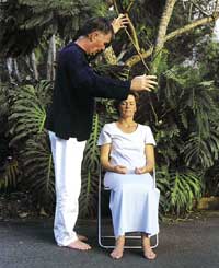 Roger and Fiona Tyrelle, Australian teachers demonstrating The Form