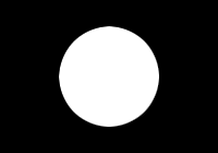Fig. 2 The same White Circle on a dark background