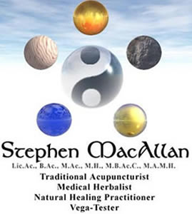 [Image: Stephen MacAllan Acupuncture Allergies Vega Test]