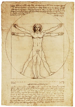 Leonardo da Vinci's Vitruvian Man