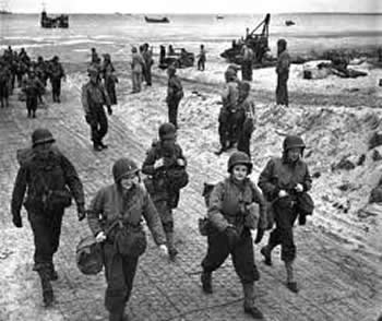 Nurses Landing at Normandy