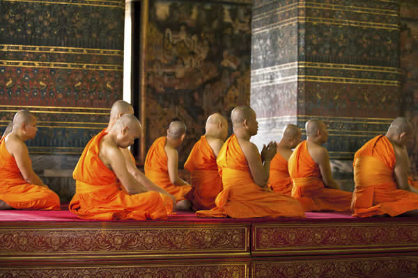 Structured meditation disciplines originated in very different climes to Western society