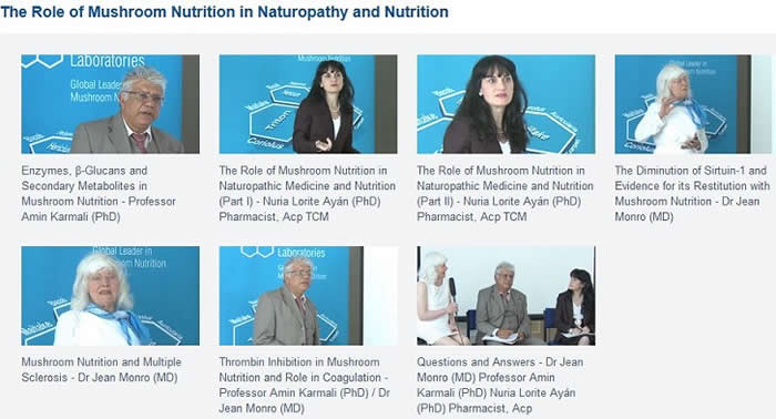 MRL Educational Initiatives re Nutritional Benefits of Mushroom Nutrition