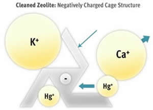 Zeolite Negatively Charged Cage Structure