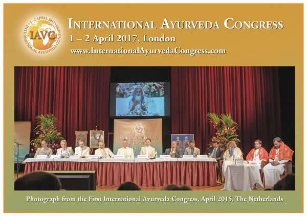 Second International Ayurveda Congress, London 1-2 April 2017