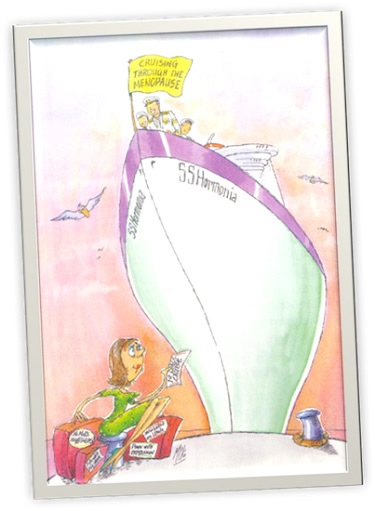 Cartoon Cruising Through the Menopause