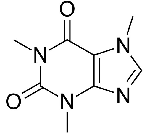 Caffeine_structure