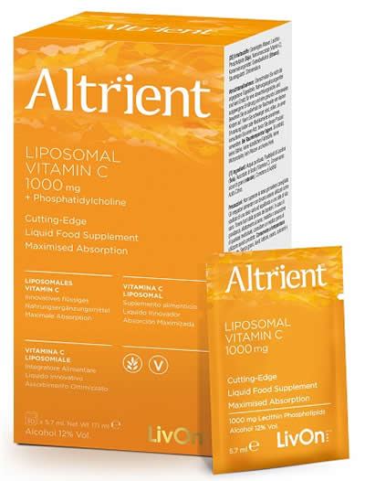 Altrient vitamin C box with sachet