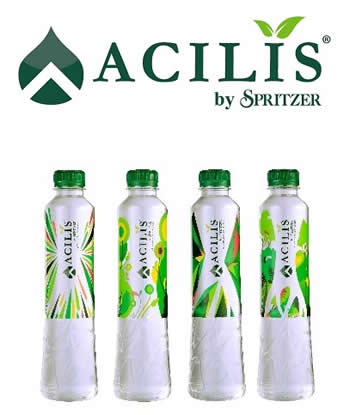 Acrilis Logo + 4 Bottles