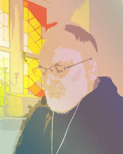 Brother Marcus of the ODP [Order of Dionysis and Paul] in Meditation