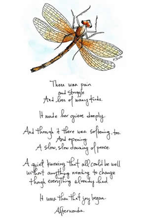 Dragonfly Pain and Grief Poem