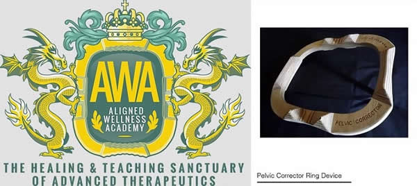 AWA Logo + Pelvic Corrector Devic