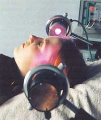 Figure 7 Relaxing 'Samadhi' or 'Bliss' therapy using Sapphire at Theta brain waves