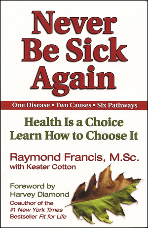 Never Be Sick Again, book cover