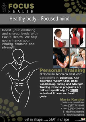 Focus Health Ã¢â‚¬â€œ Mobile Personal and Fitness Training