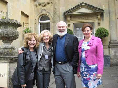 Dr Andrew Weil along with his partner Betty Anne, IHT patron Hayley Mills and Dr Rosy Daniel