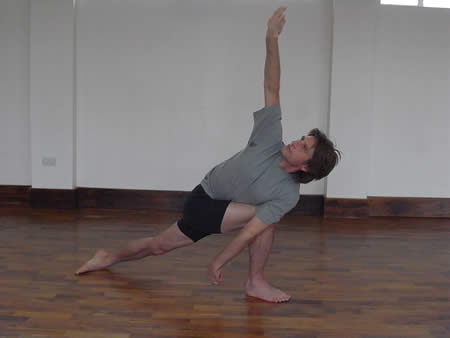 Yoga teacher Nigel Gilderson