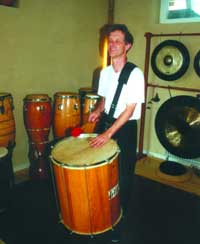 The Surdo is a Brazillian drum on which the heart beat of the group is maintained