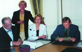 Conference on the 10th June 1999. Drs: KP Buteyko, N Lapa, T Voronina & S Lapa