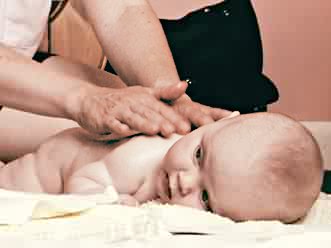 Massage is a special and rewarding time for mother and baby