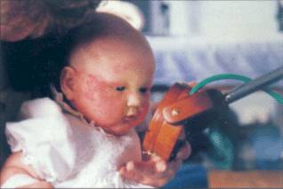 2. Baby 'Jade'. Kendal. Cumbria. Four month old baby girl. 26 March 1996