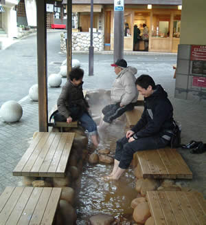 Hot spring in Arima