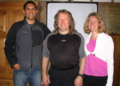 Robert and Joanne with Alan Sales in 2008