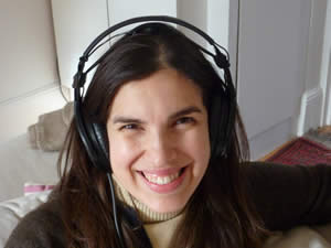 Marcia with Headphones