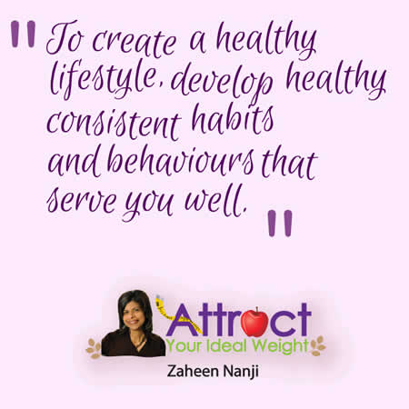 Zaheen Nanji create a health lifestyle