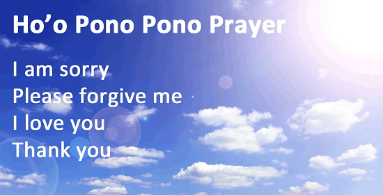 Ho'o Pono Pono Prayer