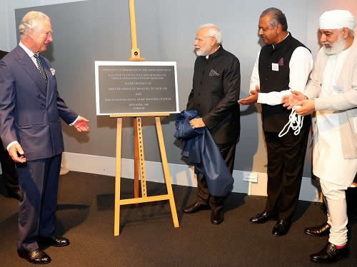 Prince Charles, PM Narindra Modi, Amarjeet S Bhamra