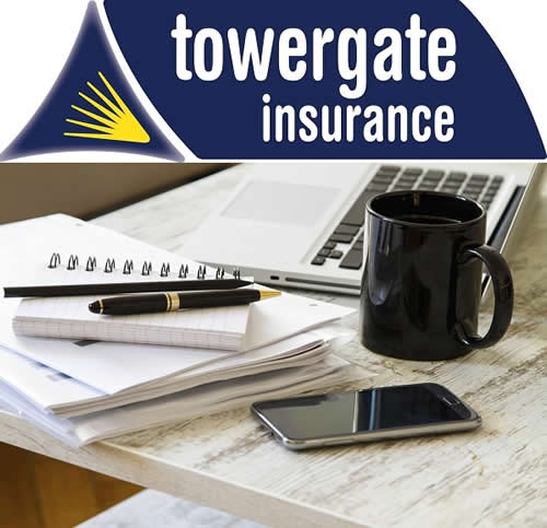 Working from home + Towergate Logo