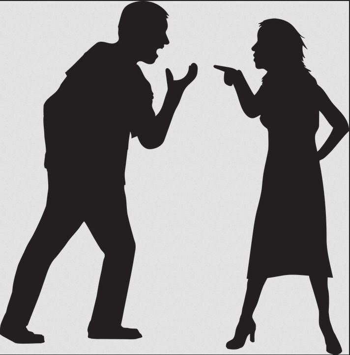 Male and Female Arguing
