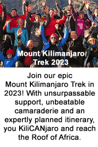 Climb Mount Kilimanjaro Charity 2023