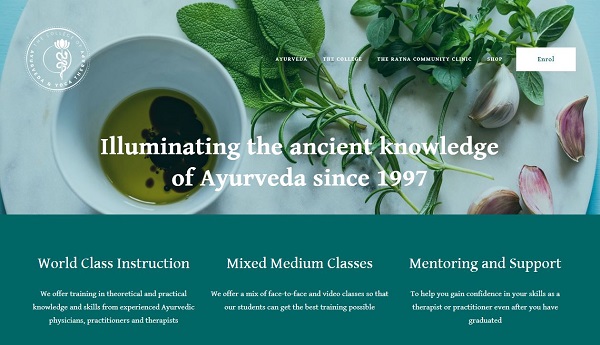 Home Page College of Ayurveda and Yoga Therapy
